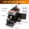 New Home Office One Touch Screen Fully Automatic Coffee Machine With Grinder 3