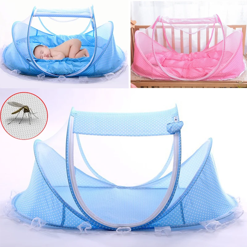 Baby mattress with mosquito net and pillow Clearance