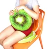 Creative 3D Soft Round Home Decorative Pillow Plush Lemon Fruit Seat Pad Office Chair Back Cushions Watermelon Kiwi Orange 2