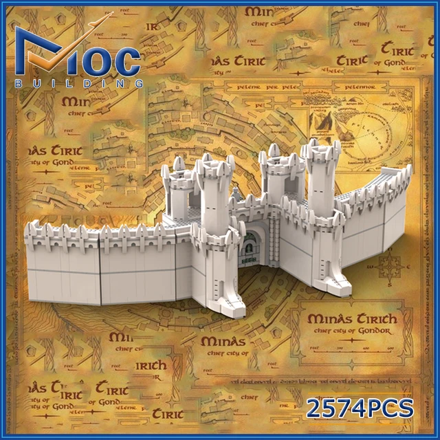 LEGO Model of Main Gate of Minas Tirith, Middle Earth