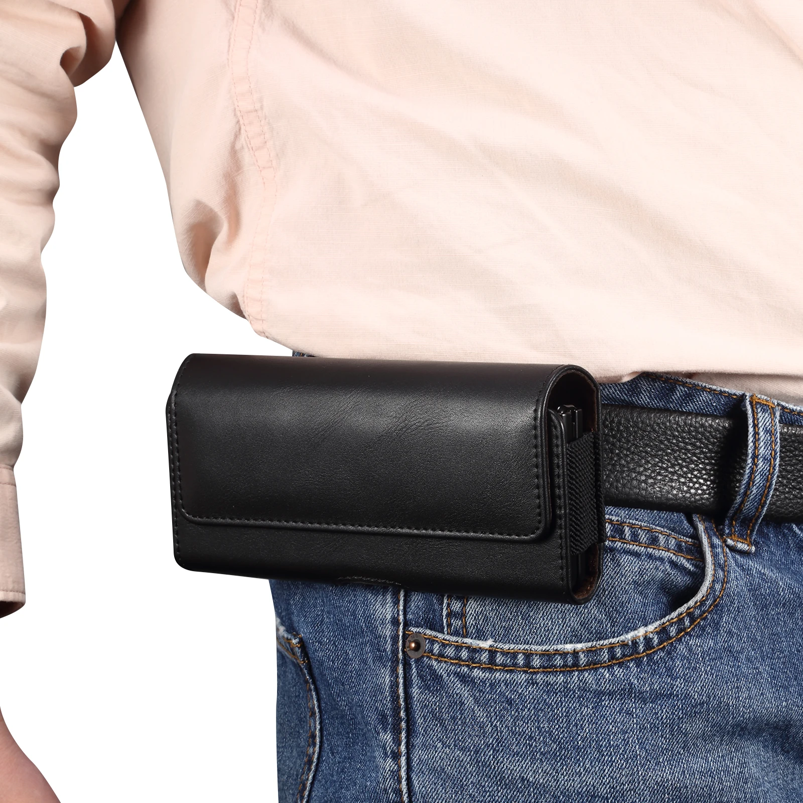 Leather Belt Clip Waist Bag Holster Pouch