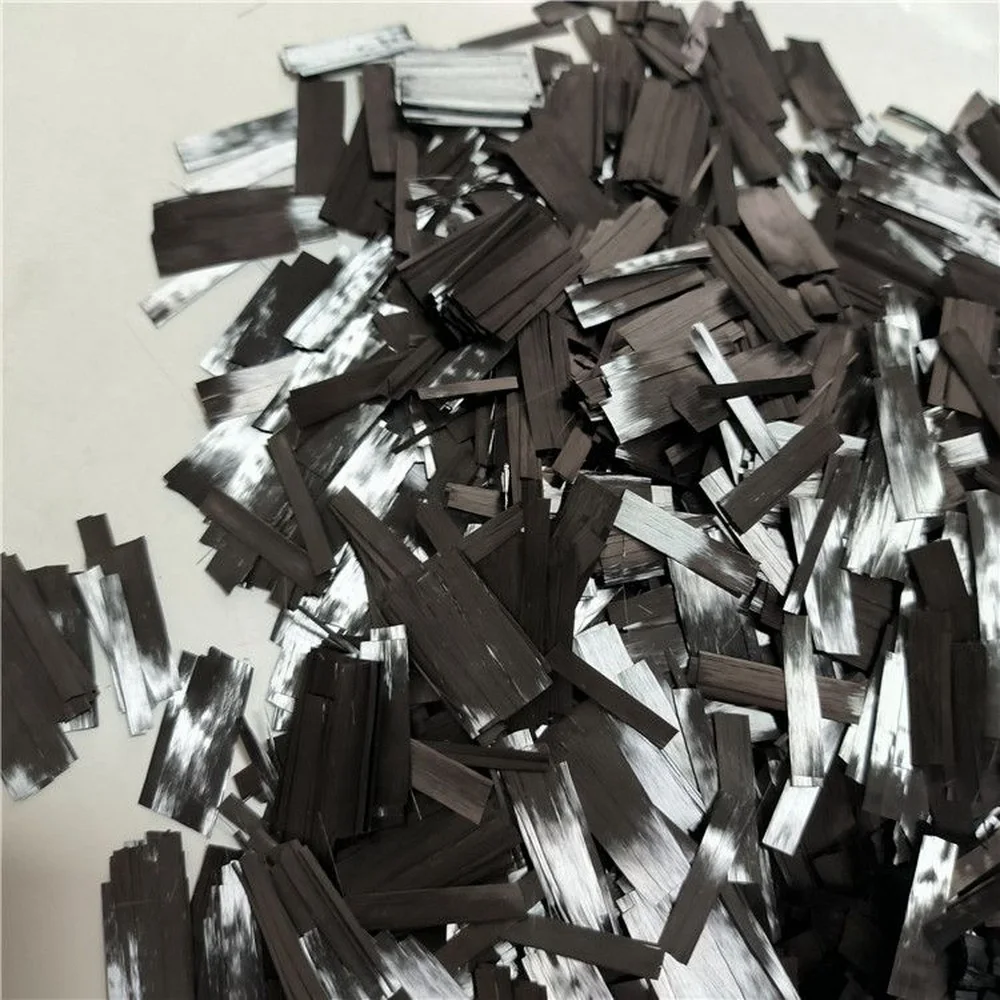 500g Forged Carbon Strength Cutting Chopped Flake Shape 10/15/20mm DIY Car Interior and Exterior Parts forged Carbon Appearance