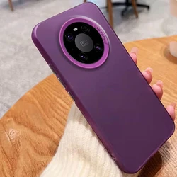 Luxury Matte Metallic Aurora Skin Phone Cover for Huawei Mate 40 Series (IMD purple)