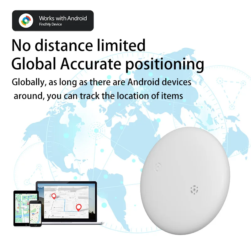Mini Tracker Bluetooth Locator Key Loss Prevention IP67 Waterproof for Android