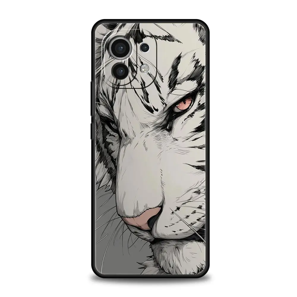 White Tiger Phone Case – Soft Protective Cover