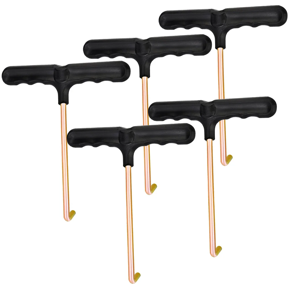 

5 Pcs Motion Pro Tools Skate Shoe Hook Hockey Lace Pullers Installation Pulling Durable Roller Shoelace Tightener