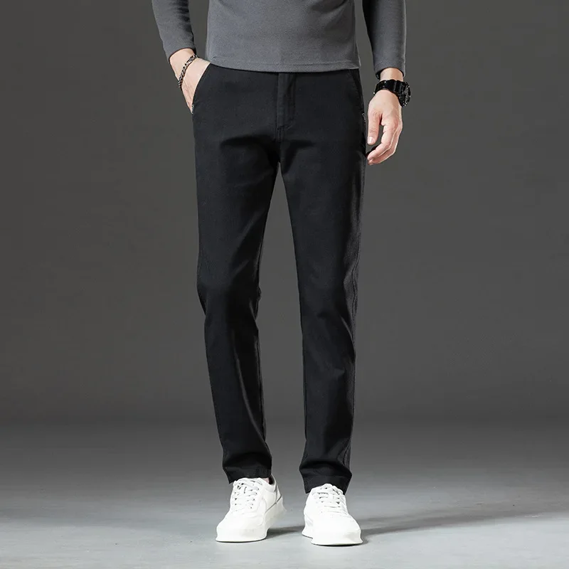 Рисунок 3 - Мужские прямые зауженные флисовые повседневные брюки