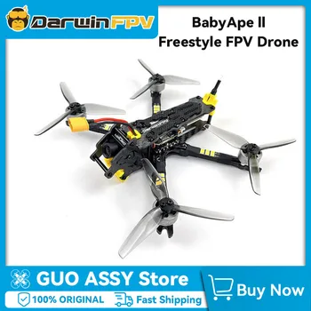 DarwinFPV BabyApe II Il nuovissimo drone da corsa FPV Freestyle digitale/analogico Quadcopter da 3,5 pollici