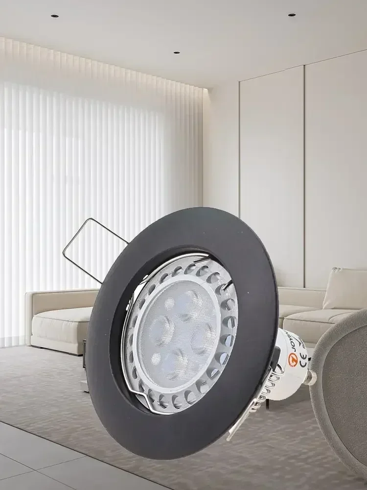 Description Picture 6 of item6pcs Down Light Cutout 60mm Frame Recessed LED Ceiling Fixtures Downlight GU10 MR16 Ceiling Spot Lights Fitting Fixture