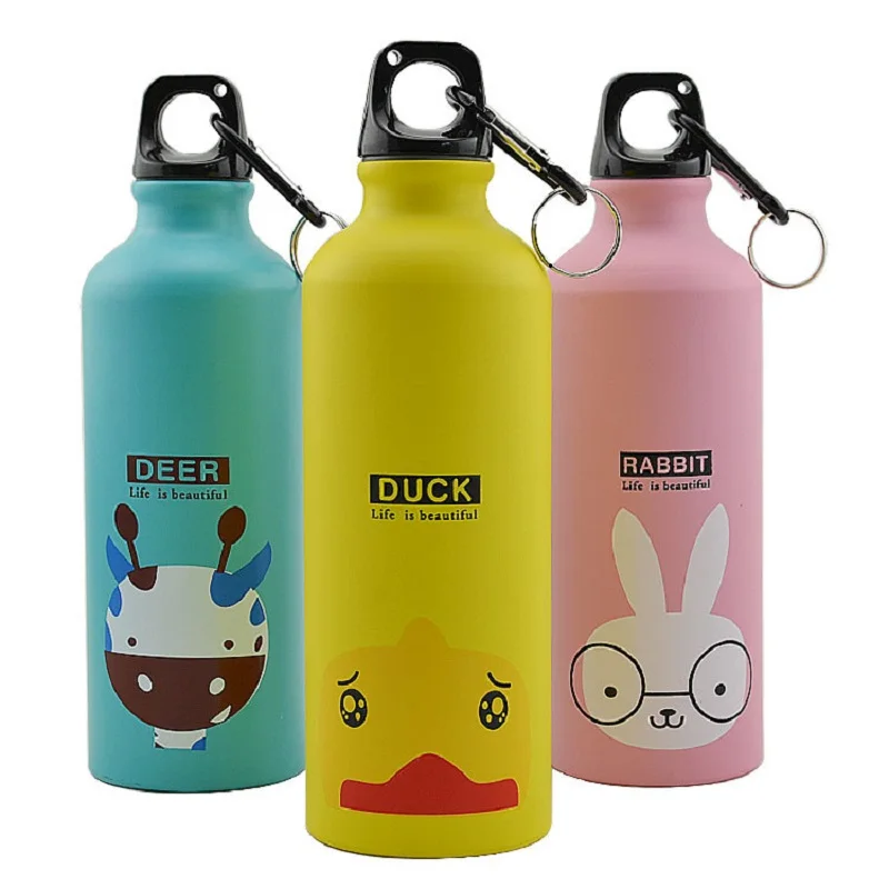 Bolttle Lovely Animals Creative Gift Outdoor Portable Sports Cycling Camping  Hiking Bicycle School Kids Water Bottle