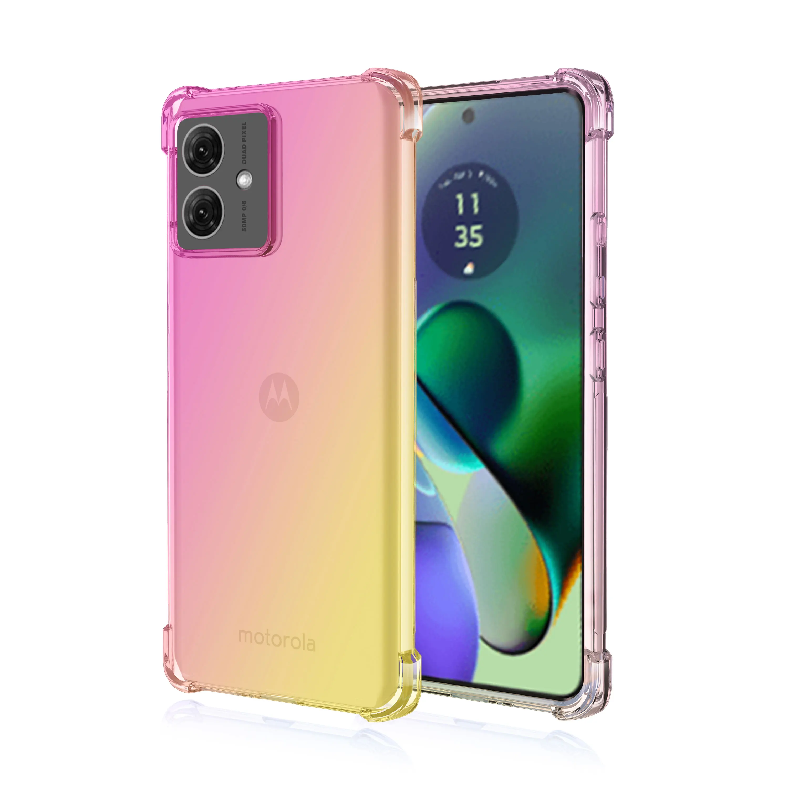 Gradient Rainbow Ultra Thin Soft Silicone Shockproof Case - TPU Cover