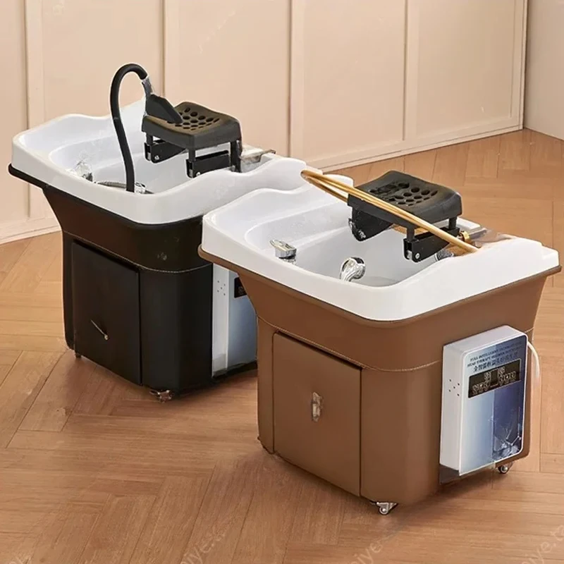 

Comfort Hair Washing Station Chair Move Comfort Shower Head Stylist Shampoo Chair Beauty Salon Lettino Furniture MQ50XF