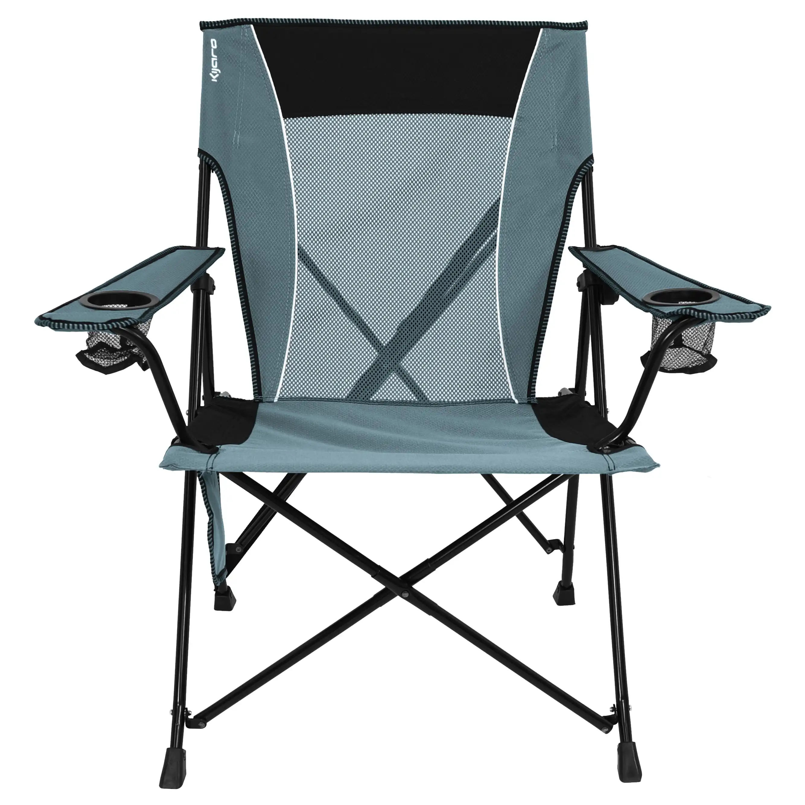 Dual Lock Camping Chair, Gray 1