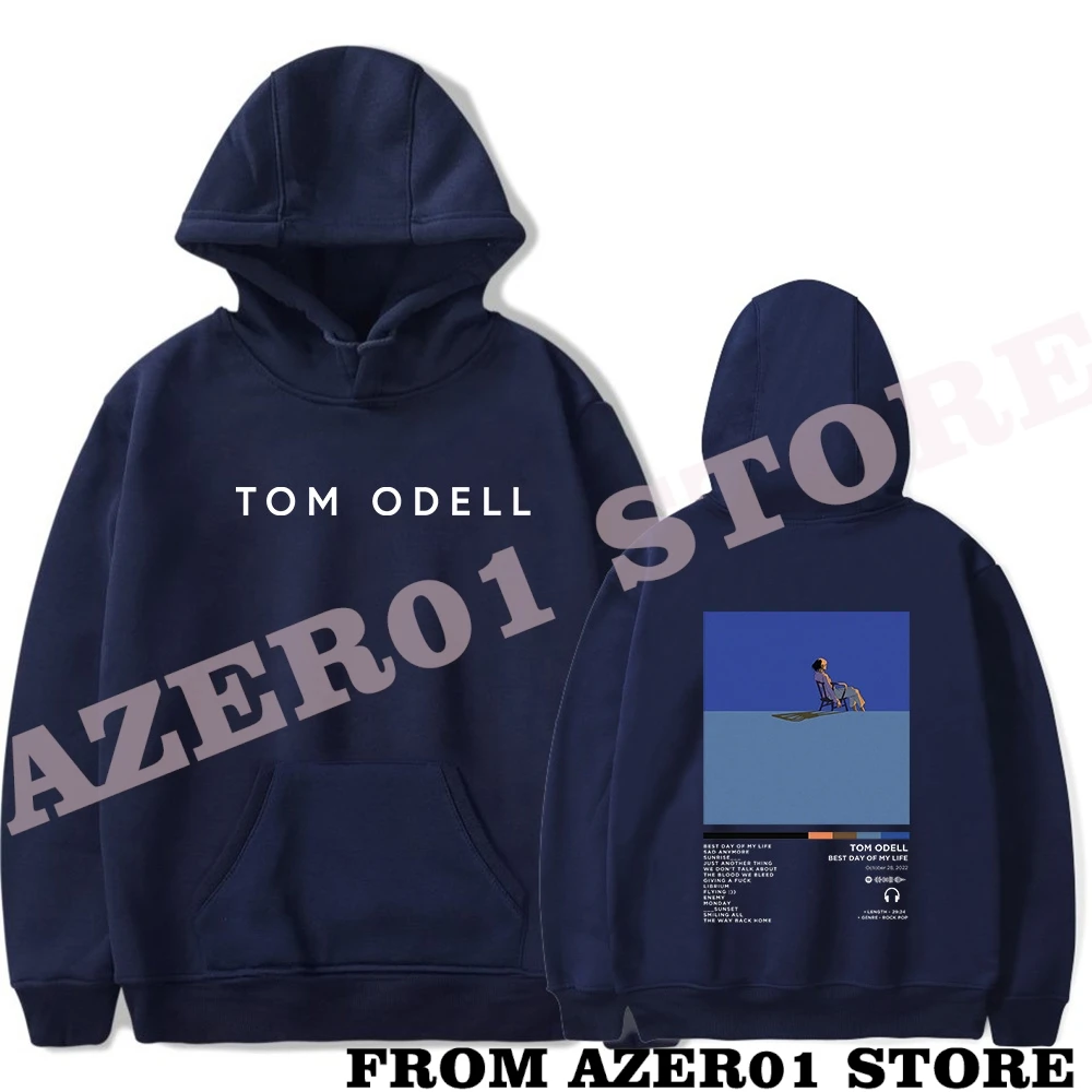 Tom Odell Merch Best Day Of My Life Hoodies Winter Men/Women Hooded Sweet Streetwear Long Sleeve Sweatshirt