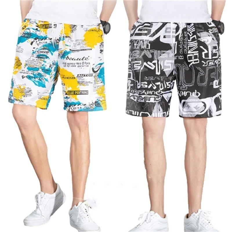 

Summer 2023 Men's Shorts Beach Style Shorts Breathable Comfortable Quick-drying Loose Casual Hawaiian Print Shorts Men's Size