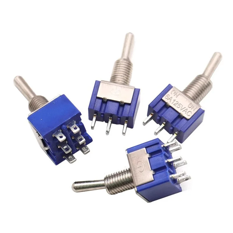 ON-OFF-ON / ON-ON Miniature Toggle Switches Mini MTS-102 103 202 203 Power Button Switch Car 10pcs toggle switch