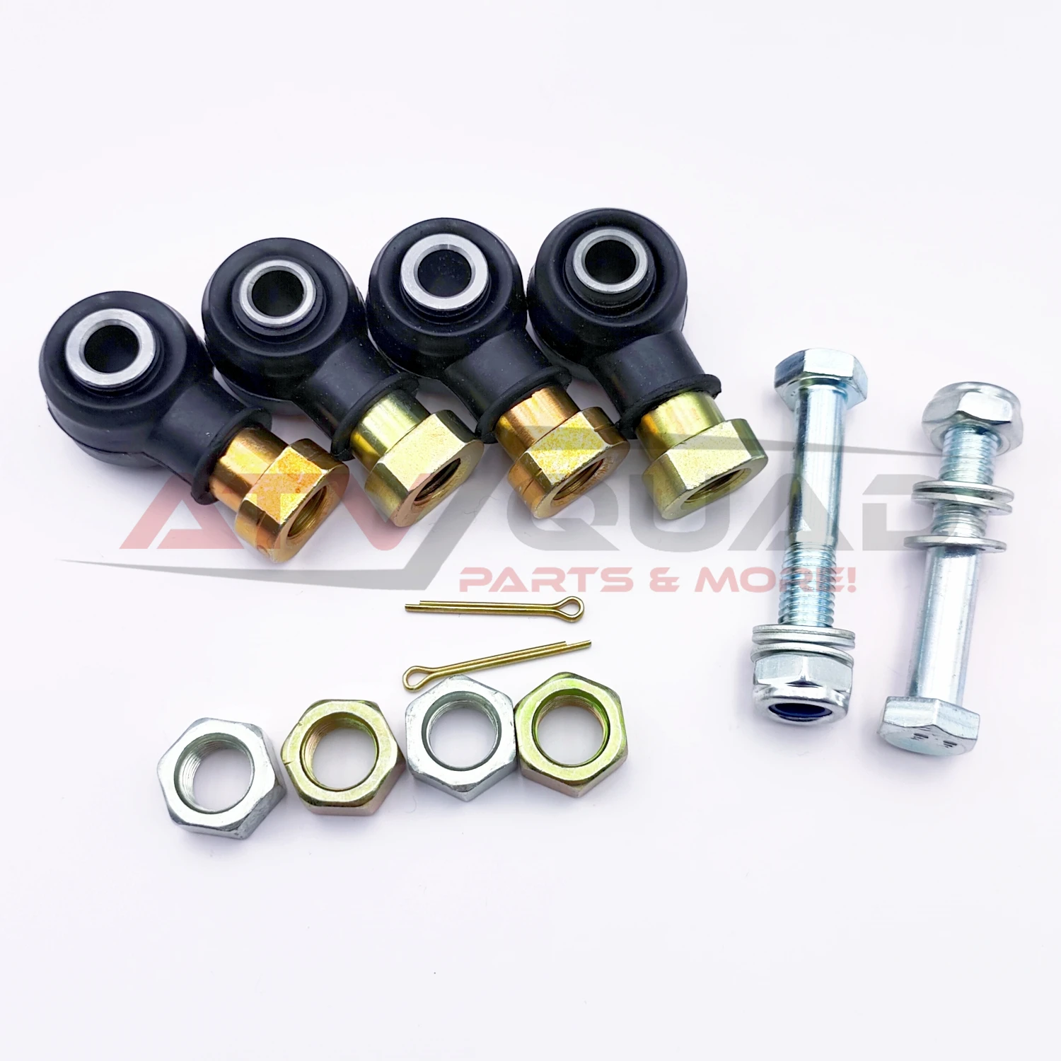 2 Sets Tie Rod End Kit for Polaris Sportsman Scrambler Xplorer Magnum RZR Ranger 250 300 400 425 500 550 570 800 900 XP 7061139