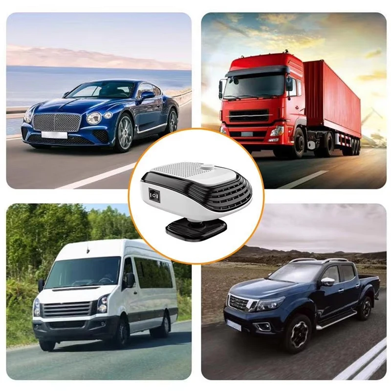 12/24V Car Defroster 2 In 1 Frontscheiben Enteiser 120W Auto Heizung 2