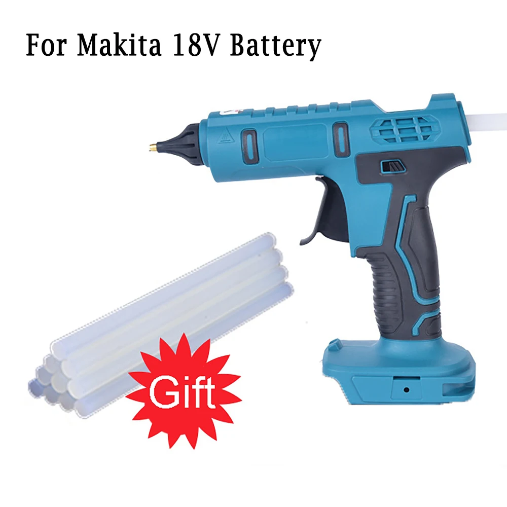 Makita Pistolet Colle Thermofusible Sans Fil, Avec 10 Btons De Colle, Pour  Batterie 18v, Machine Colle Chaude, Outil De Rparation Lectrique