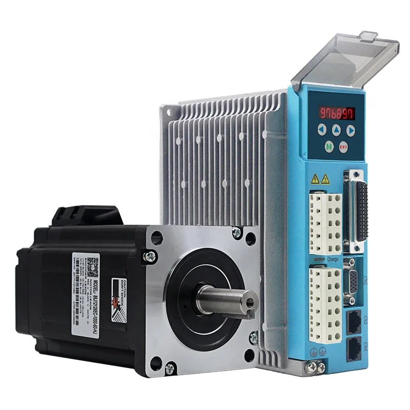 

86J12126EC-1000-60 + 3HSS2208H-86 JMC трехфазный гибридный шаговый двигатель с замкнутым циклом Nema 34 для гравировального станка по дереву