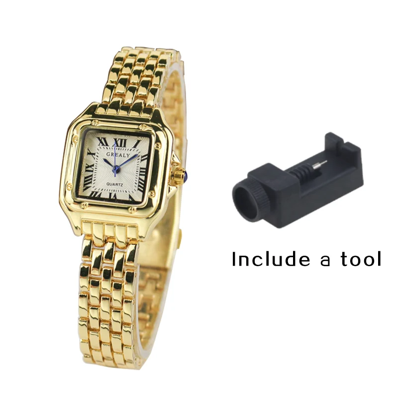 Casual Luxury Square Women's Watches Classic Simple Fashion Brand Ladies Quartz  Femme Steel Band Wristwatch relogio feminino 2