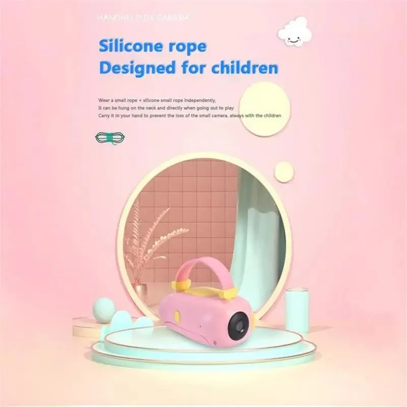 Kid Video Camera Cartoon 2.0 TFT Screen Digital Camera Boys Girls Birthday Gift 1080P Camcorder Toy Photo Video Recorder DV