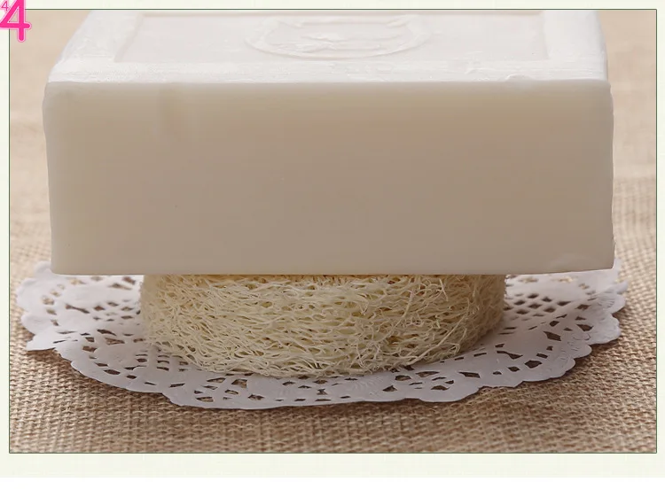 

150pcs/Lot Natural Loofah Luffa Loofa Pad Spa Bath Facial Soap Holder