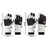 1 Pair Ski Gloves With Adjustable Fastener Tape Water-Resistant Windproof Thick Winter Warm Touch Screen Gloves 6