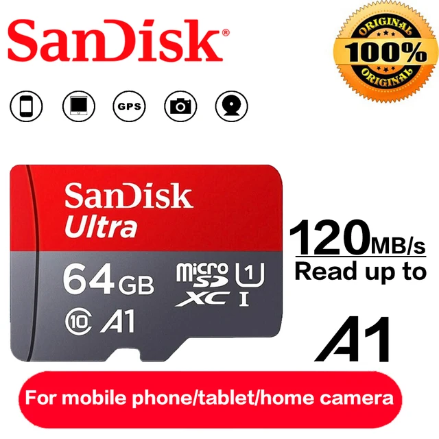 Sandisk 1/Lot Micro Sd-kaart 64Gb 4K U3 V30 Sdxc A2 Extreme Pro UHS-I  Geheugenkaarten ultra A1 U1 C10 Tf Voor Game Machine Camera Dji - AliExpress