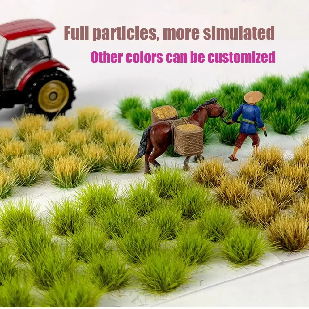 Simulation Miniature Grass Cluster Model Miniature Micro Landscape Vegetation Scene Model Building DIY Handmade