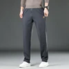 Men's Casual Pants Winter Fall Men's Warm Thick Imitation Cotton Pants Elastic Pocket Work Plus size pant suit  M-6XL  LY6067 1