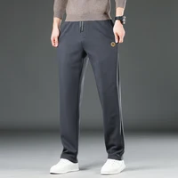 Men's Casual Pants Winter Fall Men's Warm Thick Imitation Cotton Pants Elastic Pocket Work Plus size pant suit  M-6XL  LY6067 1