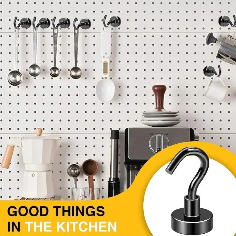 Super Strong Powerful Neodymium Magnet Hook Salvage Magnet Sea Fishing Equipments Holder Pulling Mounting Pot with Ring Hooks