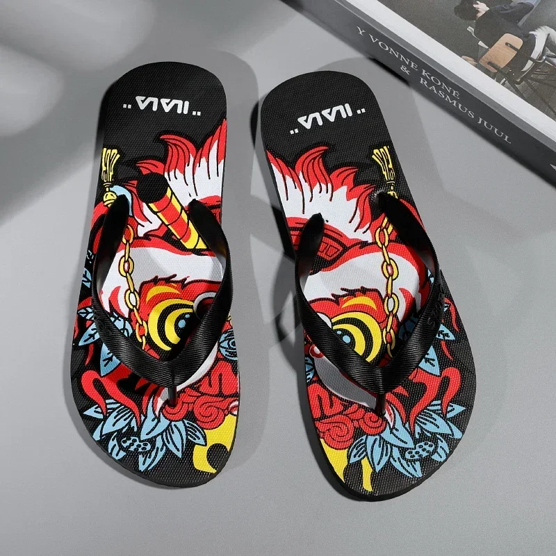 Men’s Flip-Flops 2024 – Comfortable Summer Slippers for Home and Casual Wear, Lightweight Walking Shoes for Indoor and Outdoor Use Beach Footwear Flip-flops