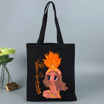 2025 Karol G TROPICOQUETA Merch Canvas Bag Shopping Canvas Shopping Tote Bag Shopper Bag Fans Gift 1