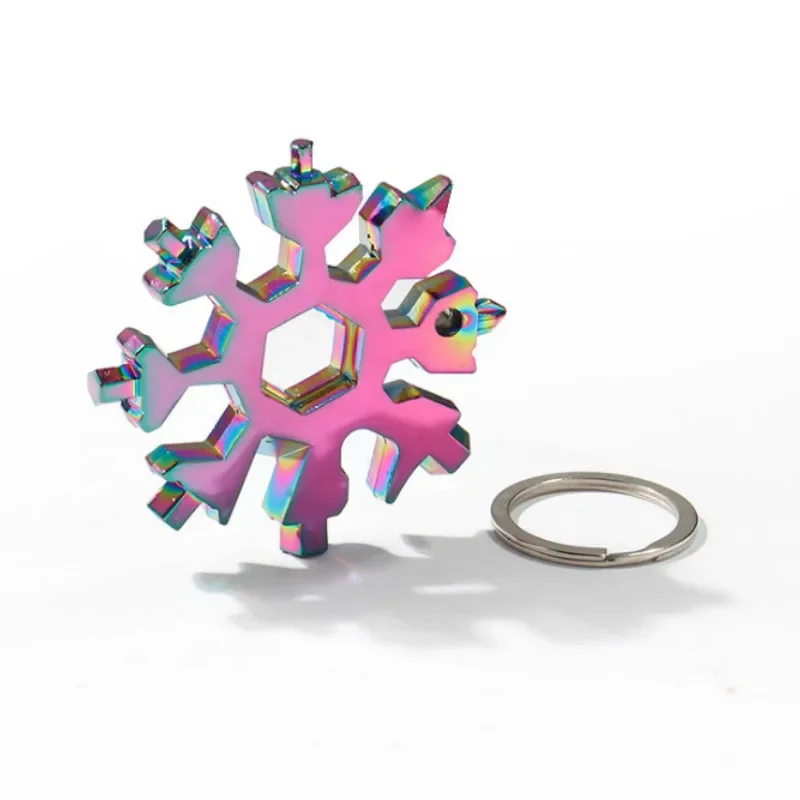 18-in-1 Multifunction Torque Snowflake Wrench Hexagonal Octagonal Screwdriver EDC Portable Household Tool keychain tool multi function tool