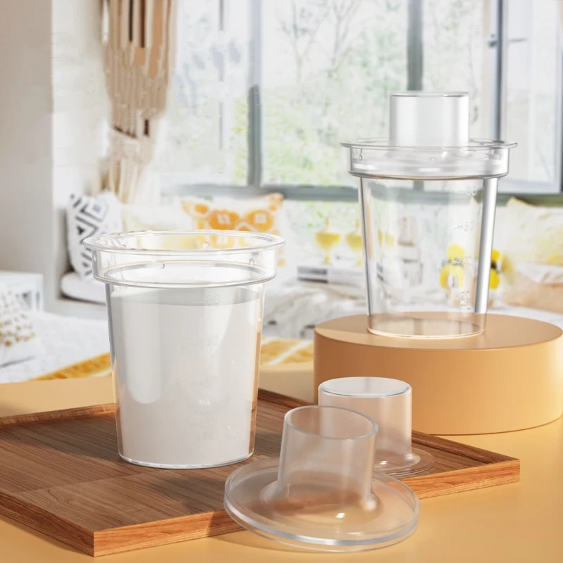 Portable baby PP milk powder box for going out with milk powder box for newborn baby distribution 6 packs 80ml