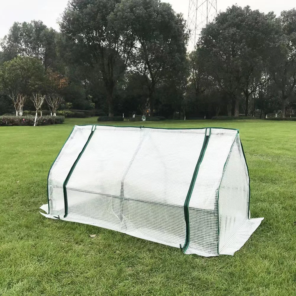 

1pc Small Grow Tunnel Outdoor Garden Greenhouse Reinforced Cover With Mesh Grid Garden Buildings Budynki Ogrodowe Invernadero