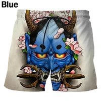 Summer Fashion 3D Printing Shorts Men's Funny Personality Hip-hop Style Beach Pants Shorts Ropa De Hombre Swimming Trunks Short 2