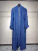 Abaya-Robe de Prière Rouge pour Femme Musulmane, Manches sulf, Kimono Ouvert, Kebaya, Dubaï, Vêtements de Luxe, 2024