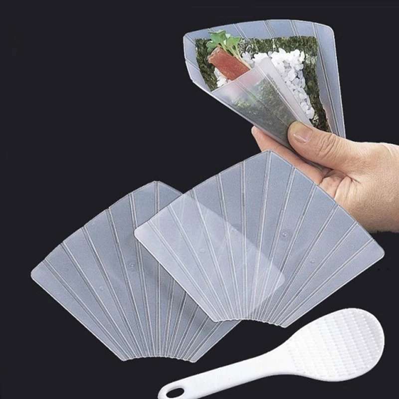 Sushi Tools Two Hand Roll Temaki Sushi Molds Moulds DIY Maker Onigiri Bento Rice Ball Maker With Rice Paddle sushi mold,sushi maker,sushi tools,onigiri mold,rice ball mold,sushi rolling tool