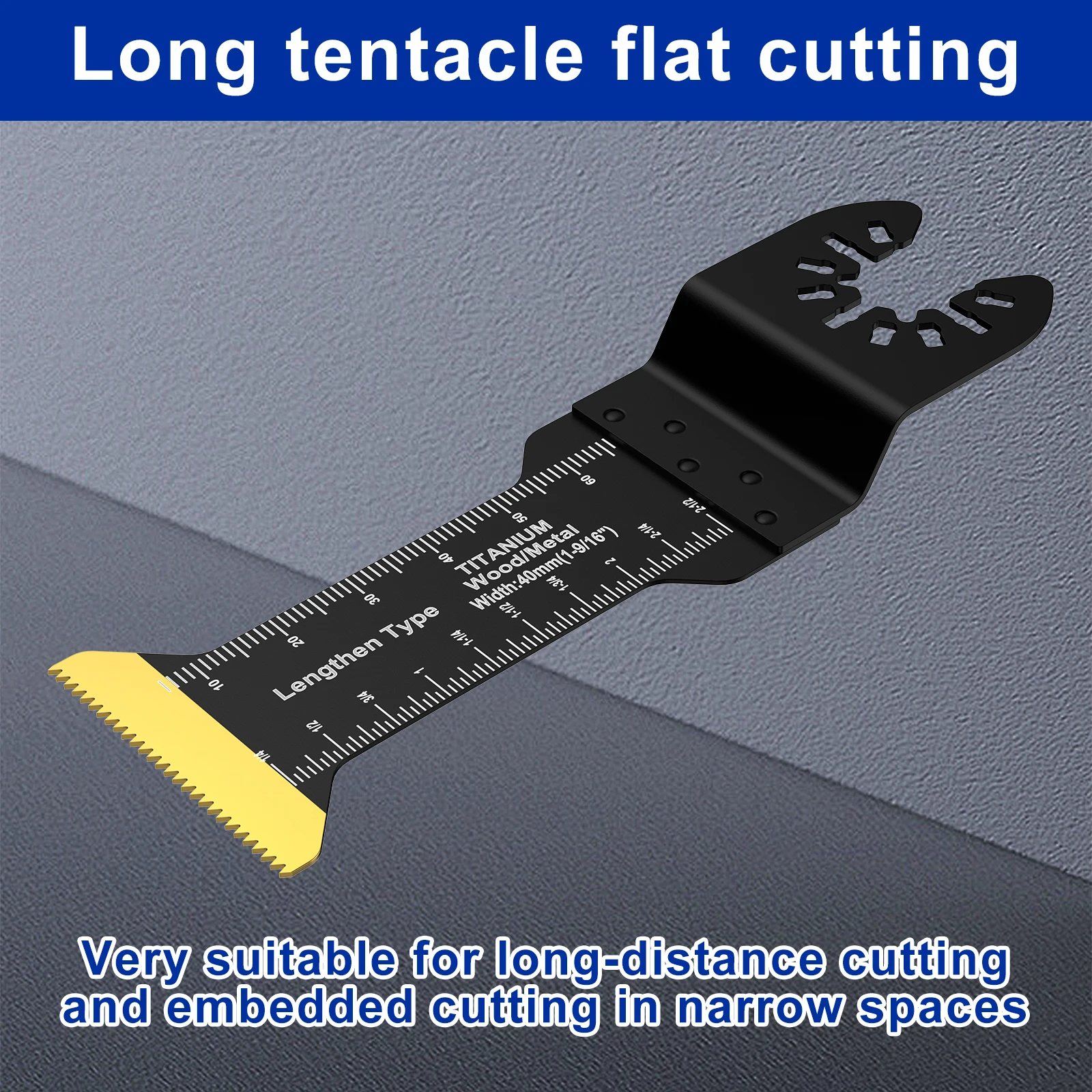 3/5Pcs Oscillating Saw Blades Titanium Multitool Blades for Wood Plastics Metal Quick Release Multi Tool Saw Blade Cutting Tools