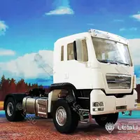1/14 Simulation truck model Toy 4X2 tractor two-axle Tamiya tractor Metal chassis car RCLESU 1