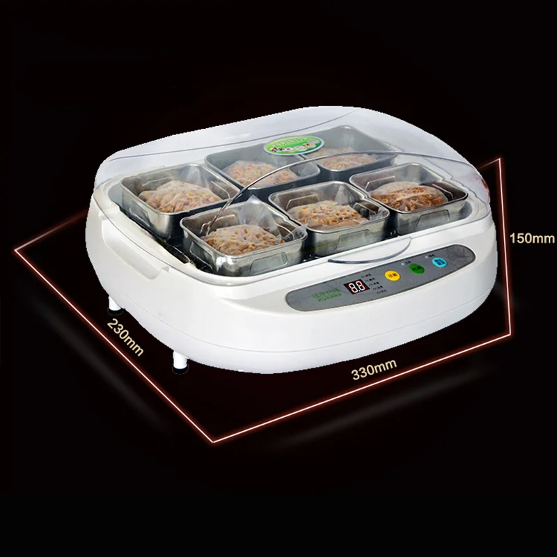 220V/40W fully automatic electric household natto machine, multifunctional yogurt, fermented soybean, kimchi, rice wine machine,