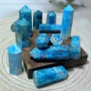 Healing High Quality Natural Crystals APatite Tower Point Mineral Home Decorations Reiki Ornament Room Decor 2