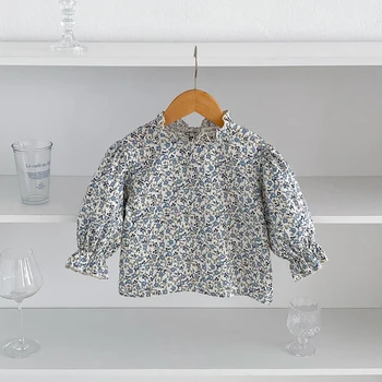 Girls Floral Ruffle Tee 1