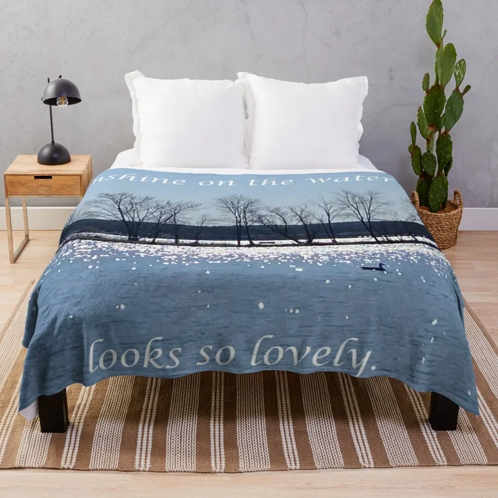 

Diamonds on the Water Throw Blanket Hairy for sofa Blankets