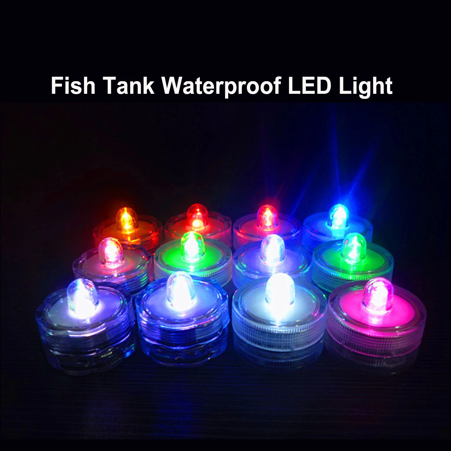 Aquatic Waterproof Electronic Energysaving Lde Colorful Diving Lamp