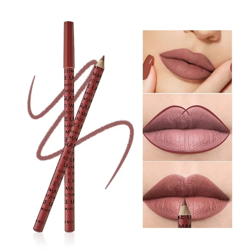 Lipliner Pencil Set Lipstick Pen Eye Makeup Pen Eyebrow Pencil 12 Colors lip liner pencil lip liner lipliner pencil lip liner set