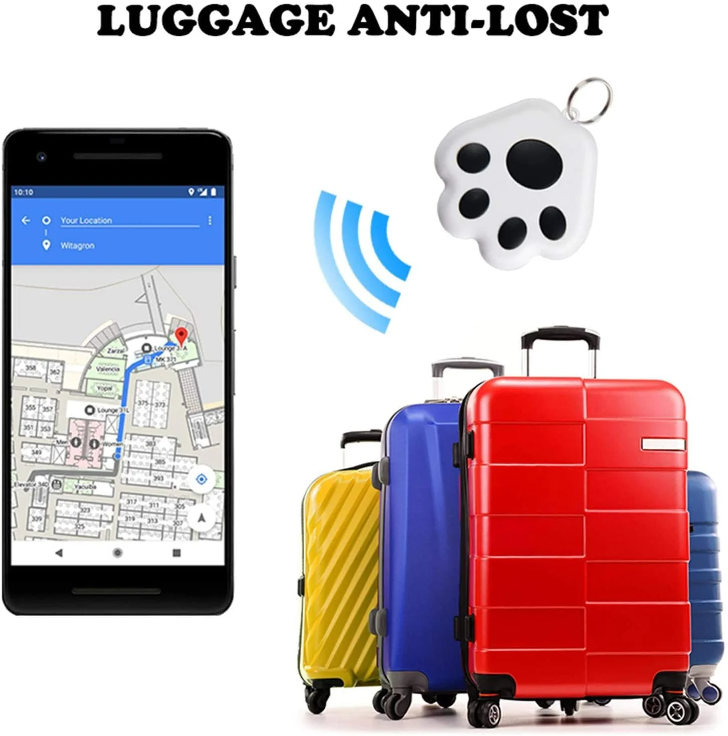 Mini Wireless Bluetooth Pet GPS Tracker Hidden Smart Anti Lost Tracking Device For Dogs Cats Locator Pet Collar Accessories bluetooth tracker smart tracker animal tracking collar